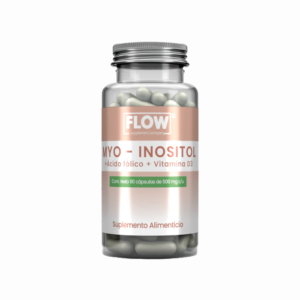 Myo Inositol + Ácido Fólico + Vitamina D3, 90 cápsulas 500 mg.